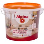 фото Краска ALPINA долговечная интерьерная, 5 л