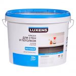 фото Краска для стен кухни и ванной Luxens база A 10 л