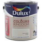 фото Краска Dulux Colours of Kingdom для стен и потолков Джутовая ткань матовая 2.5 л