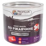 фото Эмаль по ржавчине 3в1 цвет чёрный 2.4 кг