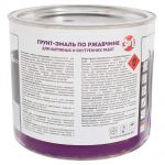 фото Эмаль по ржавчине 3в1 цвет чёрный 2.4 кг