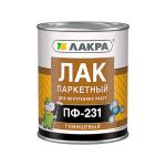 фото Лак ЛАКРА ПФ-231 паркетный 0,8 кг