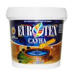 фото Лак EUROTEX Сауна полуматовый 0,9 кг