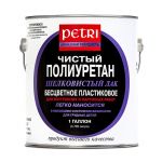 фото Лак PETRI Diamond Hard полиуретановый полуматовый 3,78 л