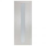фото Дверь межкомнатная остеклённая Фортуна 200х70 см цвет белый дуб