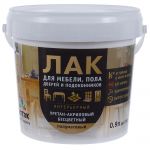 фото Лак для мебели уретан-акриловый полуматовый бесцветный 0.9 л