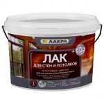 фото Лак тонированный для стен и потолка Лакра цвет орех 2.5 л