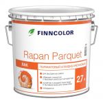 фото Лак FINNCOLOR Rapan Parquet алкидно - уретановый полуматовый 2,7 л.