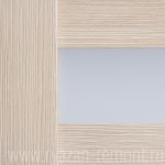 фото Дверь межкомнатная остеклённая Ницца 60x200 см, ПВХ, цвет кремовый, с фурнитурой