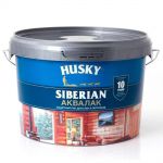 фото Защитный лак для стен и потолков  HUSKY Siberian бесцветный 2,5 л