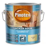 фото Лак Pinotex Lacker Aqua на водной основе для мебели и стен полуматовый 2,7 л