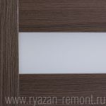 фото Дверь межкомнатная остеклённая Ницца 60x200 см, ПВХ, цвет дуб неаполь, с фурнитурой
