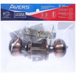фото Ручка-защёлка Avers 6082-01-AC, с ключом и фиксатором, сталь, цвет старая медь