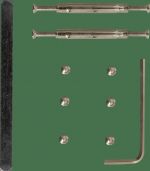 фото Ручка дверная на розетке Prima RM SN/CP3, цвет хром
