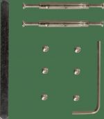 фото Ручка дверная на розетке Intro RM ABG6, цвет бронза