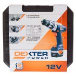 фото Шуруповерт Dexter, Ni-Cd 12 В