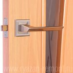 фото Дверь межкомнатная остеклённая ламинированное Белеза 200х60 см цвет миланский орех