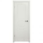 фото Дверь межкомнатная глухая Дэлия 200х70 см цвет белый
