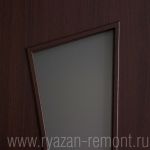 фото Дверь межкомнатная остеклённая ламинированное Белеза 200x70 см цвет венге