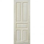 фото Дверь межкомнатная глухая Кантри 60x200 см, массив хвои, цвет натуральный